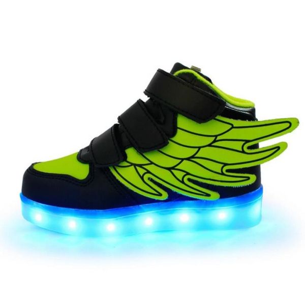 creative kids shoes led lights wings shoes usb charging light up girls boys 7 colors changing flashing lights sneakers6638746, Black
creative kids shoes led lights wings shoes usb charging light up girls boys 7 colors changing flashing lights sneakers6638746, Black