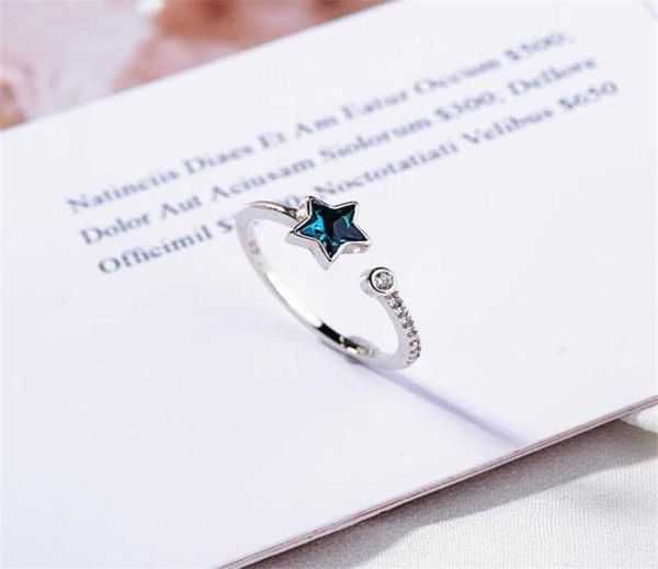 new fashion beautiful deep sea blue fivepointed star 925 sterling silver jewelry personality fresh crystal opening rings sr521 q03787536
new fashion beautiful deep sea blue fivepointed star 925 sterling silver jewelry personality fresh crystal opening rings sr521 q03787536