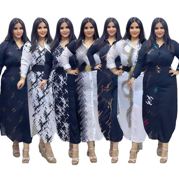 2023 designer brand elegant letters printing maxi dresses lapel collar summer y2k long sleeve loose dress casual women clothing wholesale bu, Black;gray
2023 designer brand elegant letters printing maxi dresses lapel collar summer y2k long sleeve loose dress casual women clothing wholesale bu, Black;gray