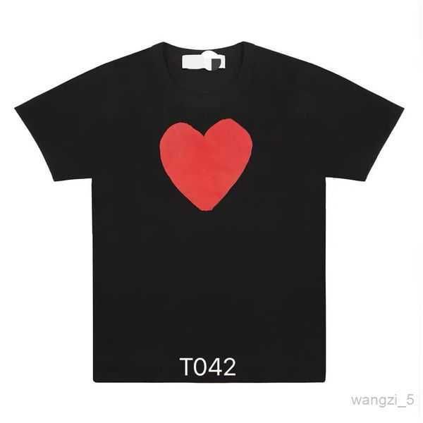 cdg fashion mens play t shirt designer red heart commes casual women shirts des badge garcons high quanlity tshirts cotton embroidery 4 kh23, White;black
cdg fashion mens play t shirt designer red heart commes casual women shirts des badge garcons high quanlity tshirts cotton embroidery 4 kh23, White;black