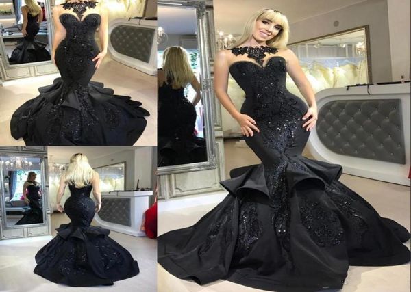 2018 dubai arabic black mermaid prom dresses beads sequined ruffles floor length applique formal dresses evening wear evening dres2966994
2018 dubai arabic black mermaid prom dresses beads sequined ruffles floor length applique formal dresses evening wear evening dres2966994