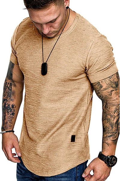 t shirt summer fashion cotton shirt muscle mens gym workout athletic tee top, White;black
t shirt summer fashion cotton shirt muscle mens gym workout athletic tee top, White;black