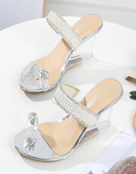 summer women 8cm high heels pearl crystal wedges sandals slides luxury block slippers silver gold plus size fetish prom shoes3553528, Black
summer women 8cm high heels pearl crystal wedges sandals slides luxury block slippers silver gold plus size fetish prom shoes3553528, Black