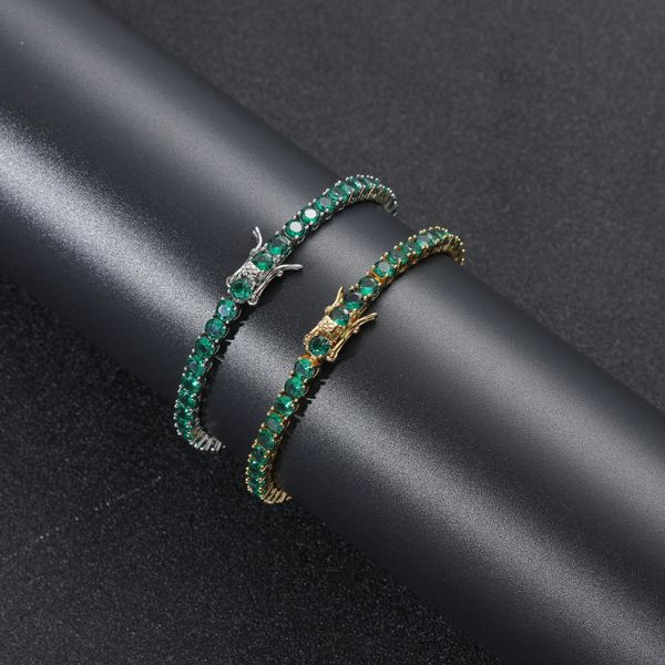 chain hip hop iced out green zircon tennis bracelet 4mm 7inch 8inch brass bracelet jewelry cz bracelet bb203 230519, Black
chain hip hop iced out green zircon tennis bracelet 4mm 7inch 8inch brass bracelet jewelry cz bracelet bb203 230519, Black