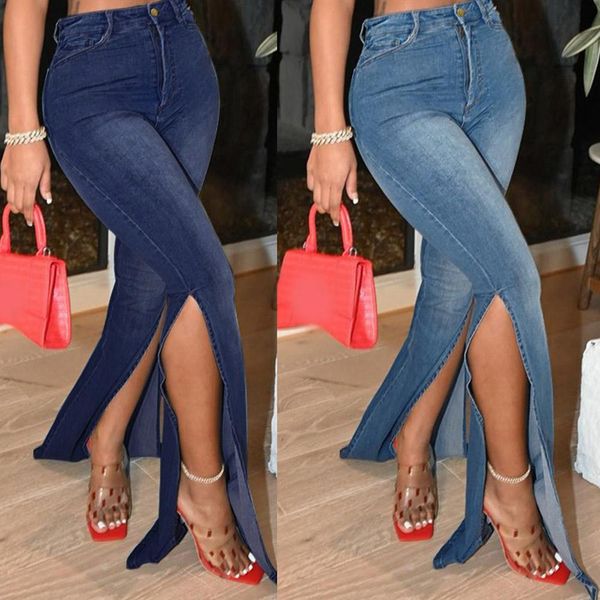 jeans women jeans blue flare jeans pants front side slit leg 2021 fall high waisted bell bottom vintage jeans full length denim clothe
jeans women jeans blue flare jeans pants front side slit leg 2021 fall high waisted bell bottom vintage jeans full length denim clothe