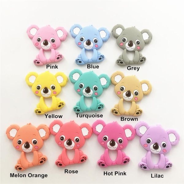crystal chenkai 5pcs bpa silicone koala teether diy baby pacifier dummy pendant nursing jewelry crafts animal toy accessories
crystal chenkai 5pcs bpa silicone koala teether diy baby pacifier dummy pendant nursing jewelry crafts animal toy accessories