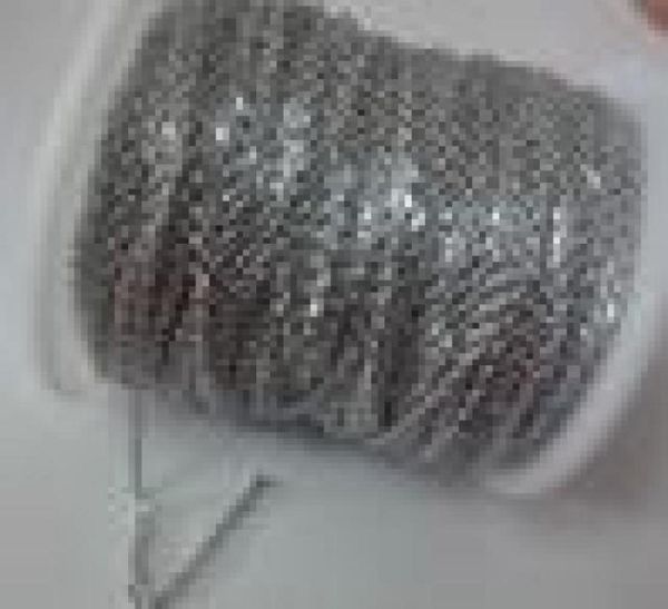 100 meter roll factory direct jewelry finding strong joint link chain stainless steel diy jewlery marking thin 15mm 2mm24625852, Silver
100 meter roll factory direct jewelry finding strong joint link chain stainless steel diy jewlery marking thin 15mm 2mm24625852, Silver