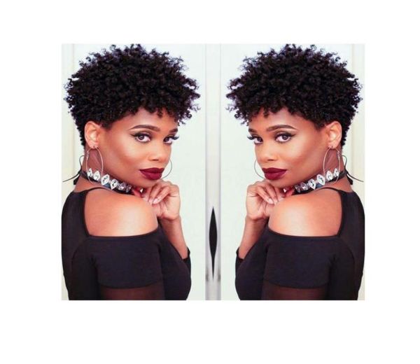 new arrival brazilian hair african ameri short cut kinky curly wig simulation human hair short curly wig for lady2182331, Black
new arrival brazilian hair african ameri short cut kinky curly wig simulation human hair short curly wig for lady2182331, Black