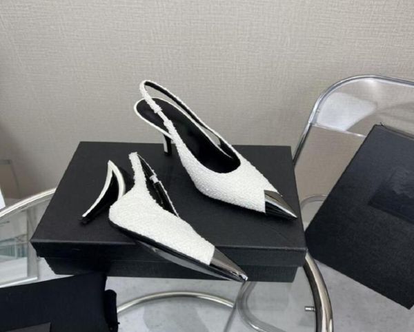 elegant women vesper sandals shoes for women slingback patent leather metal toe cap lady pumps fashion high heels comfort walking 4415019, Black
elegant women vesper sandals shoes for women slingback patent leather metal toe cap lady pumps fashion high heels comfort walking 4415019, Black