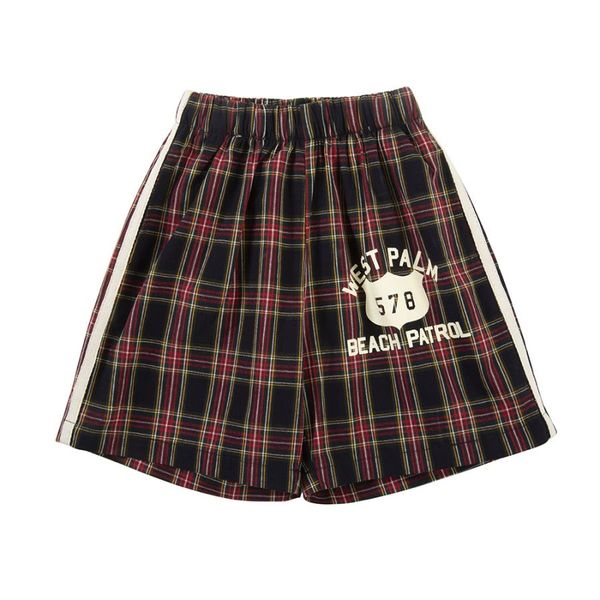 children's shorts, summer casual clothing, boys' english plaid design, elastic waist, quarter pants, loose fitting fashion, baby o, Black
children's shorts, summer casual clothing, boys' english plaid design, elastic waist, quarter pants, loose fitting fashion, baby o, Black