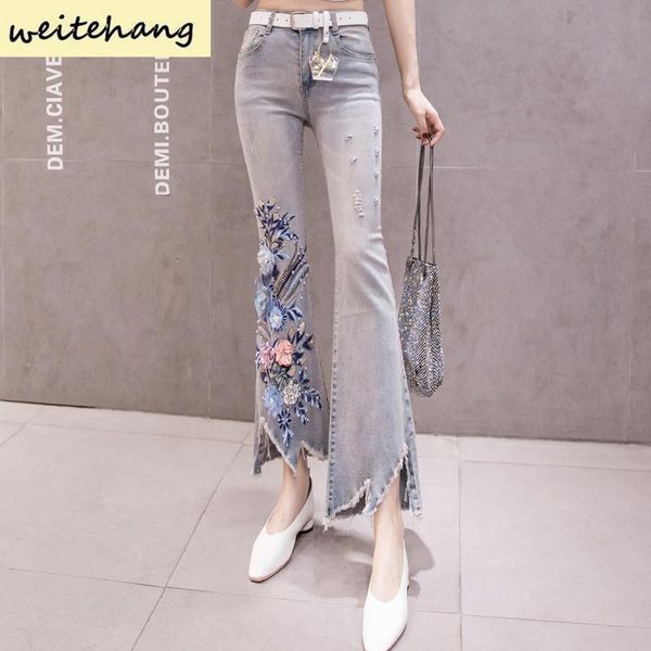 jeans slim jeans women's spring highwaist slim jeans beaded sequins frayed cropped trousers fashion women's jeans 610, Blue
jeans slim jeans women's spring highwaist slim jeans beaded sequins frayed cropped trousers fashion women's jeans 610, Blue