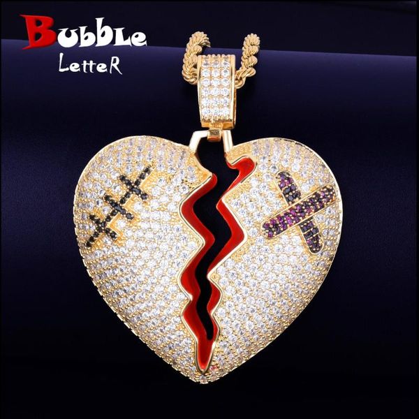 necklaces broken heart pendant necklace gold color cubic zircon men's hip hop street rock jewelry, Silver
necklaces broken heart pendant necklace gold color cubic zircon men's hip hop street rock jewelry, Silver