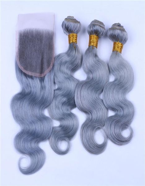 grey human hair bundles with lace closure 4x4 silver gray virgin peruvian body wave hair lace closure and weave bundles deals8406882, Black
grey human hair bundles with lace closure 4x4 silver gray virgin peruvian body wave hair lace closure and weave bundles deals8406882, Black