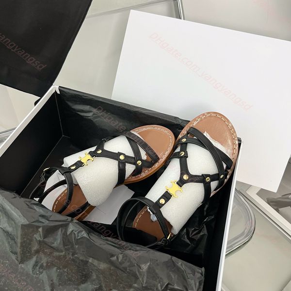 fashion ladies designer roman sandals slippers open toe cross wrap ankle cord shoes summer new luxury outdoor flat bottom leatherwear sandal, Black
fashion ladies designer roman sandals slippers open toe cross wrap ankle cord shoes summer new luxury outdoor flat bottom leatherwear sandal, Black
