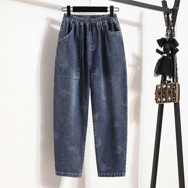 jeans women anklelength casual jeans new 2021 autumn simple style vintage elastic high waist loose female denim harem pants b904, Blue
jeans women anklelength casual jeans new 2021 autumn simple style vintage elastic high waist loose female denim harem pants b904, Blue