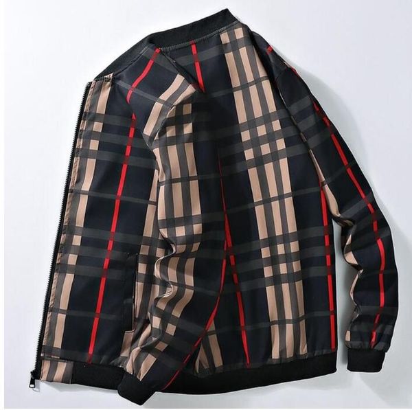 mens designer jacket striped windbreaker sportswear outerwear wind casual baseball zipper hoodies coats, Black;brown
mens designer jacket striped windbreaker sportswear outerwear wind casual baseball zipper hoodies coats, Black;brown