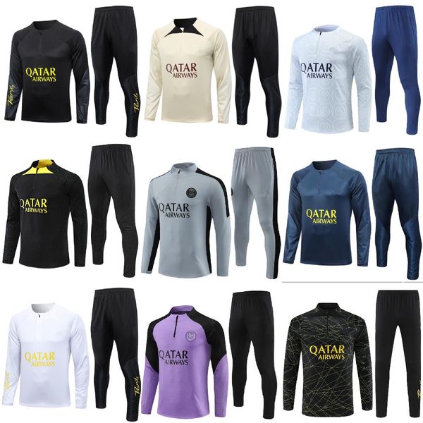 23/24 paris tracksuits training psgs chandal mbappe kit survetement jordon tracksuit foot tuta jacket retro futbol soccer football, Black
23/24 paris tracksuits training psgs chandal mbappe kit survetement jordon tracksuit foot tuta jacket retro futbol soccer football, Black