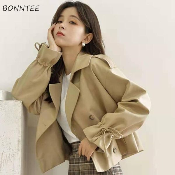 raincoats trench women allmatch basic elegant office lady spring solid pockets double breasted korean style streetwear retro popular ins, Black
raincoats trench women allmatch basic elegant office lady spring solid pockets double breasted korean style streetwear retro popular ins, Black