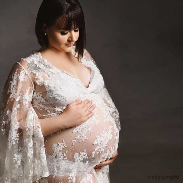 embroidered maternity long dress for pshoot v-neck see through pregnant women dress sides r230519, White
embroidered maternity long dress for pshoot v-neck see through pregnant women dress sides r230519, White