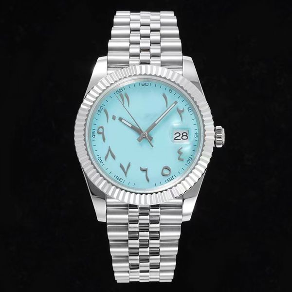 men's watches arabic scale datejust 2813 movement mechanical automatic 40mm stainless steel waterproof watch designer casual wristwatch, Slivery;brown
men's watches arabic scale datejust 2813 movement mechanical automatic 40mm stainless steel waterproof watch designer casual wristwatch, Slivery;brown
