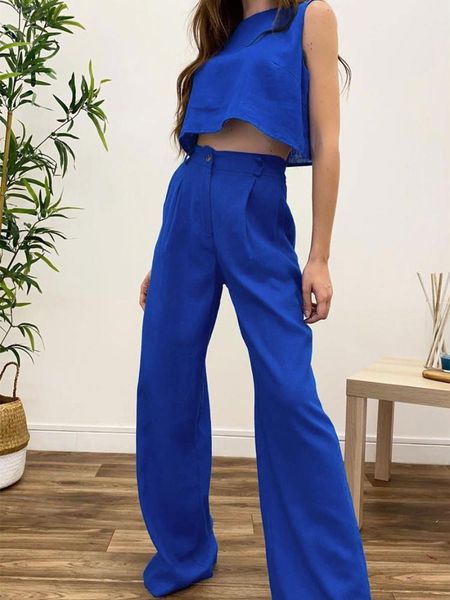 pants women's formal outfits summer trouser suit sleeveless short shirts+long flare pants casual cotton and linen two piece sets, White
pants women's formal outfits summer trouser suit sleeveless short shirts+long flare pants casual cotton and linen two piece sets, White