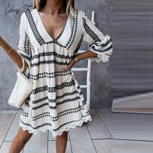 dresses striped v neck dress women 2021 summer fashion casual loose short lace patchwork dress female half sleeve a line sundress, Black;gray
dresses striped v neck dress women 2021 summer fashion casual loose short lace patchwork dress female half sleeve a line sundress, Black;gray