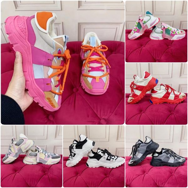 with box airmaster sneakers designer brand mens womens daymaster retro casual shoes lace up patch work platfrom sneakers classic spliced dg, Black
with box airmaster sneakers designer brand mens womens daymaster retro casual shoes lace up patch work platfrom sneakers classic spliced dg, Black