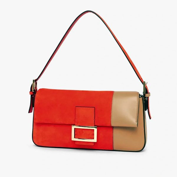 apricot cowhide baguette bags women shoulder cross body bag contrasting colors handbags flap purse detachable shoulder strap magnetic buckle
apricot cowhide baguette bags women shoulder cross body bag contrasting colors handbags flap purse detachable shoulder strap magnetic buckle