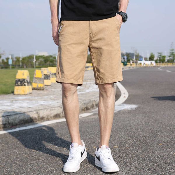 american trendy brand work shorts men's new summer waistband pure cotton pants loose fitting straight tube casual and versatile capris, White;black
american trendy brand work shorts men's new summer waistband pure cotton pants loose fitting straight tube casual and versatile capris, White;black