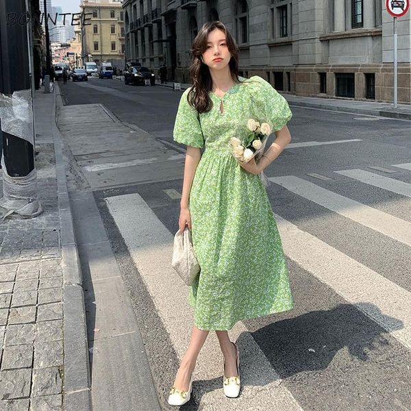 dresses dress women sweet floral sundress summer puff sleeve vintage temperament slim aline fairy fashion embroidered flares retros ins, Black;gray
dresses dress women sweet floral sundress summer puff sleeve vintage temperament slim aline fairy fashion embroidered flares retros ins, Black;gray