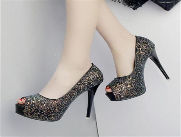 women039s fish mouth platform shoes glitter high heels 12 cm pumps wedge dress women shoe black for sandals6999796
women039s fish mouth platform shoes glitter high heels 12 cm pumps wedge dress women shoe black for sandals6999796