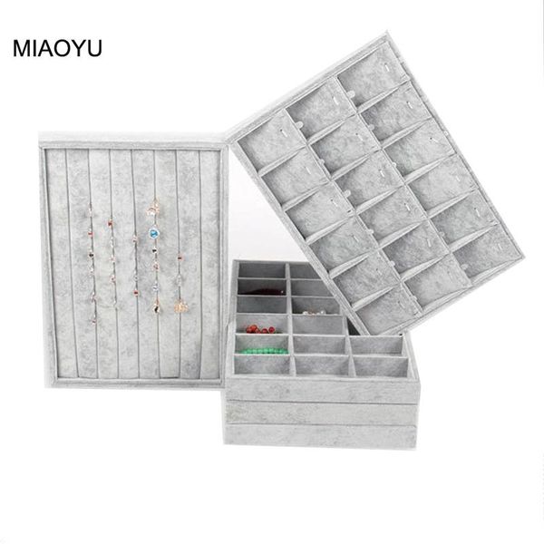 boxes ring bracelet earring necklace stand pendant holder ice velvet series jewelery organizer jewelry boxes and packaging wholesale, Black;white 
boxes ring bracelet earring necklace stand pendant holder ice velvet series jewelery organizer jewelry boxes and packaging wholesale, Black;white