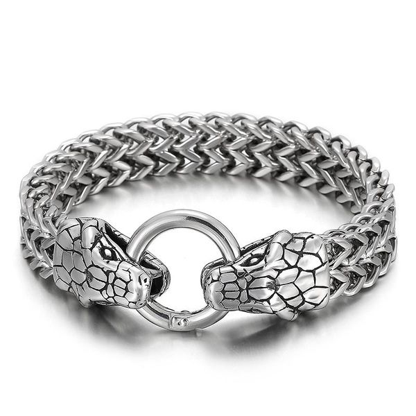 bangle zodiac animal bracelets for men stainless steel link chain silver color bracelet cool boy jewelry accessory 2021, Black
bangle zodiac animal bracelets for men stainless steel link chain silver color bracelet cool boy jewelry accessory 2021, Black