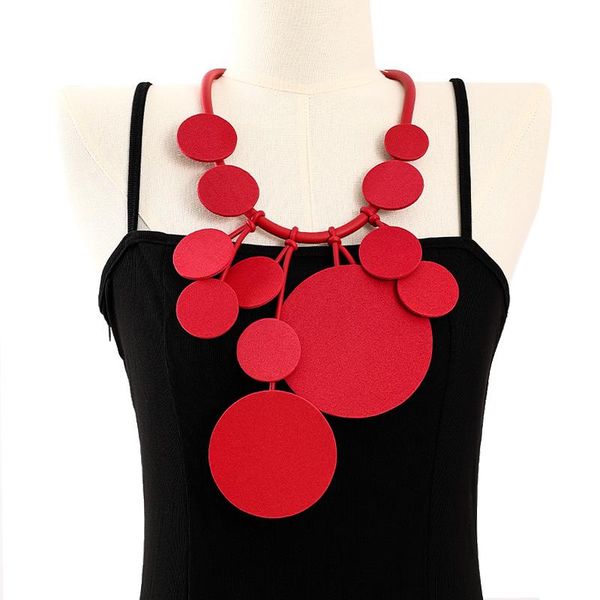 necklaces new designer handmade luxury women necklace bohemia style big circle pendant neckalces rubber clothes accessories women jewelry, Silver
necklaces new designer handmade luxury women necklace bohemia style big circle pendant neckalces rubber clothes accessories women jewelry, Silver