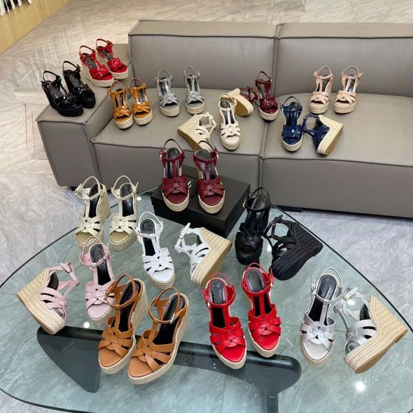 thick platform wedge designer sandals leather straw braided flat brand women's sandals luxury design women's high heel sandals 23, Black
thick platform wedge designer sandals leather straw braided flat brand women's sandals luxury design women's high heel sandals 23, Black