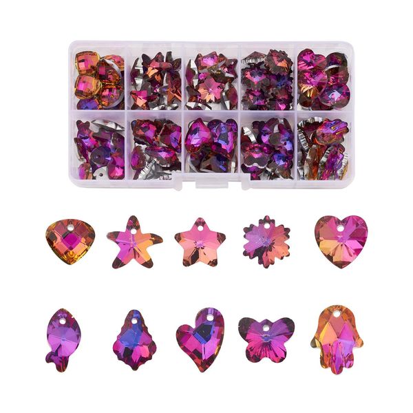 other 100pcs/set butterfly heart star glass rhinestone charms pendants for jewelry making diy bracelet necklace earrings accessories
other 100pcs/set butterfly heart star glass rhinestone charms pendants for jewelry making diy bracelet necklace earrings accessories