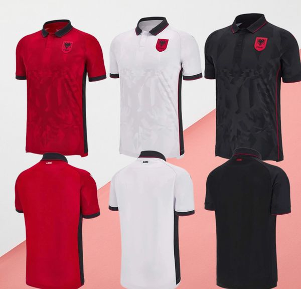 2023 albania soccer jerseys 23/24 kristjan asllani marash kumbulla myrto uzuni nedim bajrami men home red away white third black football sh, Black;yellow
2023 albania soccer jerseys 23/24 kristjan asllani marash kumbulla myrto uzuni nedim bajrami men home red away white third black football sh, Black;yellow