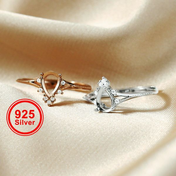 polish 5x7mm pear prong ring settings simple rose gold plated solid 925 sterling silver adjustable ring bezel for gemstone 1294245, Blue
polish 5x7mm pear prong ring settings simple rose gold plated solid 925 sterling silver adjustable ring bezel for gemstone 1294245, Blue
