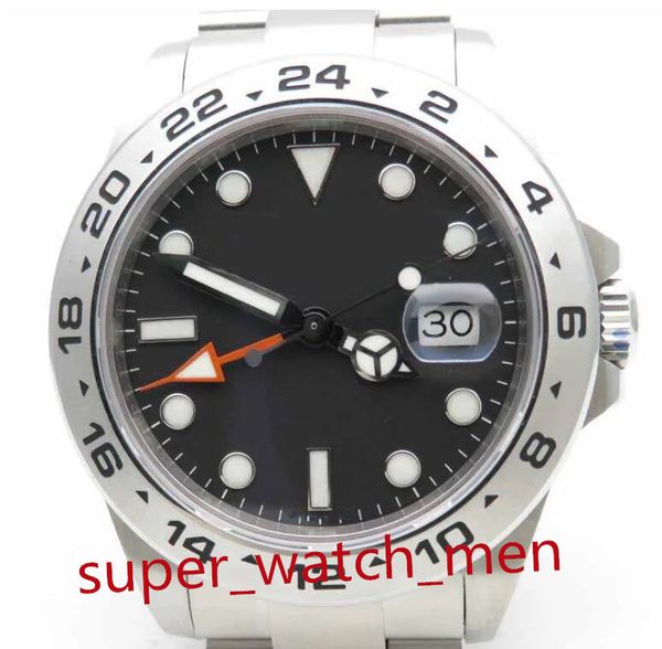 2 style classic men's automatic watches 42mm explorer ii 216570-77210 bp factory gmt ii 126710 126719 date mountaineering adventure men, Slivery;brown
2 style classic men's automatic watches 42mm explorer ii 216570-77210 bp factory gmt ii 126710 126719 date mountaineering adventure men, Slivery;brown