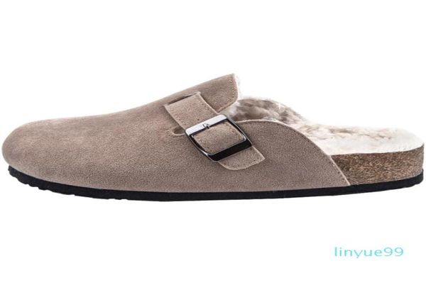 winter faux cow suede leather mule clogs slippers long plush warm indoor soft cork buckle slides footwear for women men y2010268889998, Black
winter faux cow suede leather mule clogs slippers long plush warm indoor soft cork buckle slides footwear for women men y2010268889998, Black