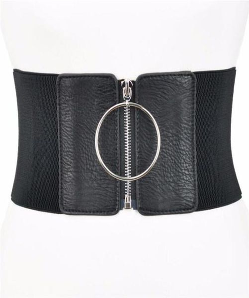 belts women wide belt for dresses ladies elastic female big metal circle ring black cummerbund waist band9112215, Black;brown
belts women wide belt for dresses ladies elastic female big metal circle ring black cummerbund waist band9112215, Black;brown