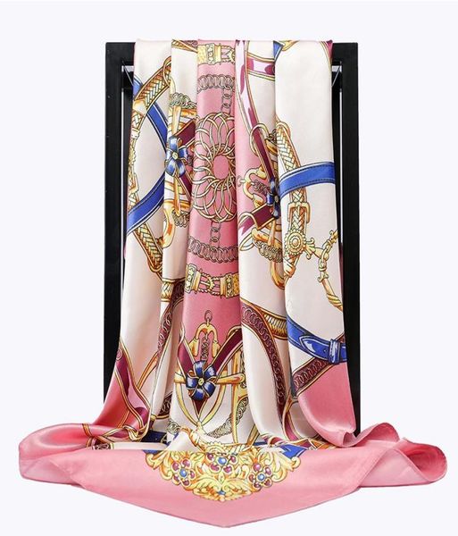scarves for women print twil hair neck square silk scarf office ladies shawl bandana 90x90cm muslim hijab handkerchief korean9377250, Blue;gray
scarves for women print twil hair neck square silk scarf office ladies shawl bandana 90x90cm muslim hijab handkerchief korean9377250, Blue;gray