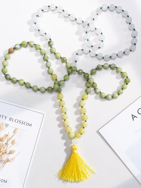 necklaces oaiite 8mm japamala 108 mala necklace natural stone lemon jade beaded jewelry yoga japamala southern jade rosary prayer necklace, Silver
necklaces oaiite 8mm japamala 108 mala necklace natural stone lemon jade beaded jewelry yoga japamala southern jade rosary prayer necklace, Silver