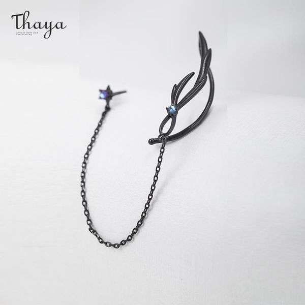 stud thaya 2021 vintage earring women silver needle black feather drop earring female earring dangle tassel fine jewelry, Golden;silver
stud thaya 2021 vintage earring women silver needle black feather drop earring female earring dangle tassel fine jewelry, Golden;silver