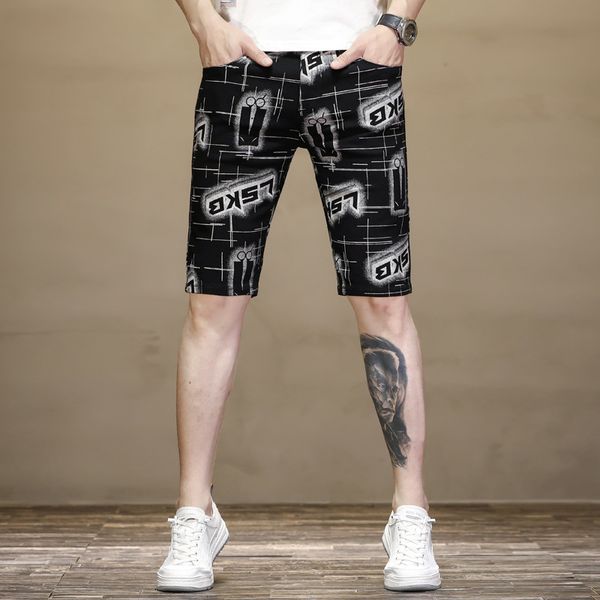 summer mens jeans fashion letter printing stylist men shorts straight pants mens short knee casual jean size 28-36 gz93shx02, Blue
summer mens jeans fashion letter printing stylist men shorts straight pants mens short knee casual jean size 28-36 gz93shx02, Blue