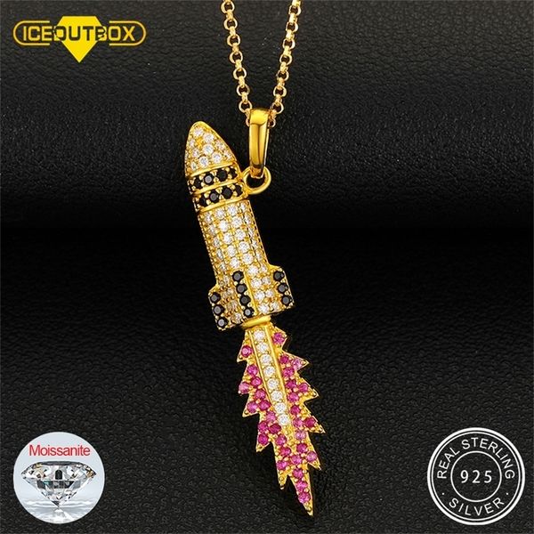 pendant necklaces 100 925 sterling silver missile flame necklace for women men hip hop jewelry fine xmas 230519
pendant necklaces 100 925 sterling silver missile flame necklace for women men hip hop jewelry fine xmas 230519