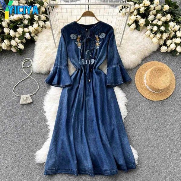 yiciya casual dresses embroidered denim dress korean a line 2023 summer cowboy women jeans shirt loose streetwear big size, Black;gray
yiciya casual dresses embroidered denim dress korean a line 2023 summer cowboy women jeans shirt loose streetwear big size, Black;gray