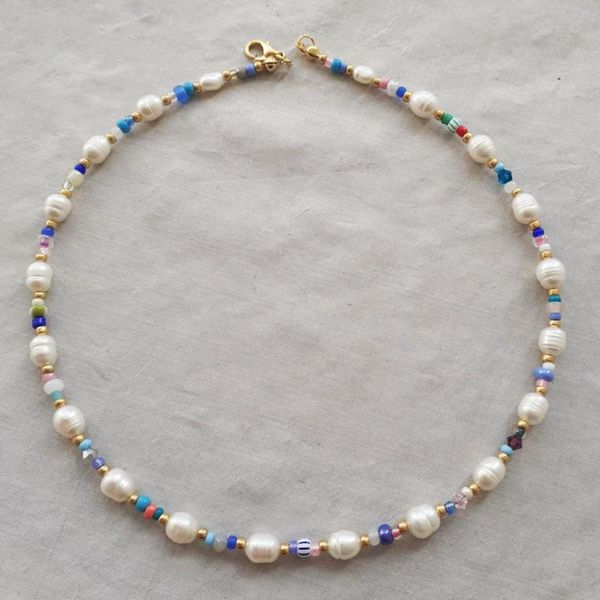 necklaces bohemian colorful beads natural freshwater pearl necklace fashion charm designer jewelry for women banquet party clothing choker, Silver
necklaces bohemian colorful beads natural freshwater pearl necklace fashion charm designer jewelry for women banquet party clothing choker, Silver