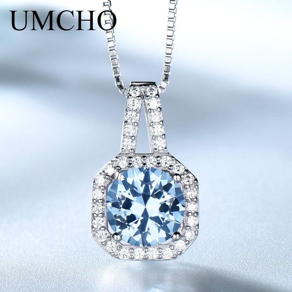 necklaces umcho created sky blue z gemstone for women solid 925 sterling silver pendant brand fine jewelry gift for wedding
necklaces umcho created sky blue z gemstone for women solid 925 sterling silver pendant brand fine jewelry gift for wedding