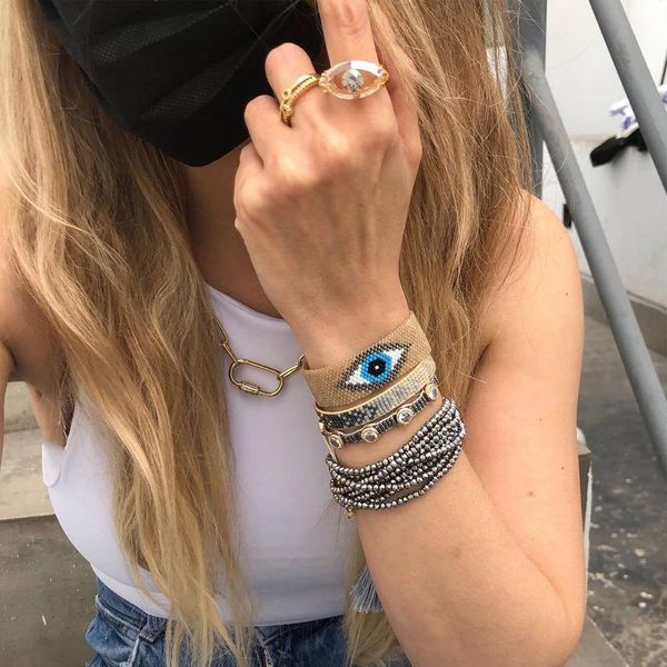 bangle go2boho turkish evil eye bracelets set spiritual jewellery handmade miyuki jewelry for women crystal armband fashion accessories, Black
bangle go2boho turkish evil eye bracelets set spiritual jewellery handmade miyuki jewelry for women crystal armband fashion accessories, Black